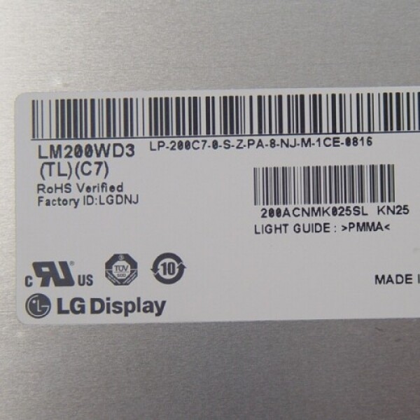 액정도매(LCD도매),무광) LM200WD3(TL)(C7) 6p LG FPC LM200WD3(TL)(C9) 리퍼제품A