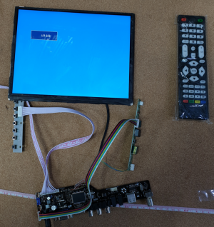AD보드 LP097x02-SLAA 액정지원 HDMI AV RGB 입력가능 리모콘포함