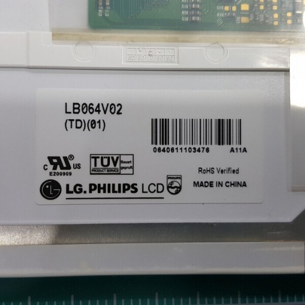 액정도매(LCD도매),LB064V02(TD)(01) 신품급(완전새것은 아님)