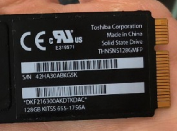 액정도매(LCD도매),SSD 128GB 655-1756A 애플 A1465 A1466 2012