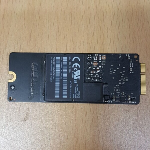 액정도매(LCD도매),SSD 512GB(중고)655-1739A MZ-DPC51200A2 A1425 A1398 7+17 pin Apple connector
