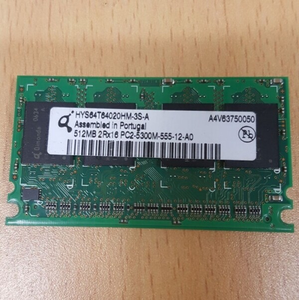 액정도매(LCD도매),HYS64T64020HM-3S-A 512MB 214p PC2-5300 DDR2-667 MicroDIMM