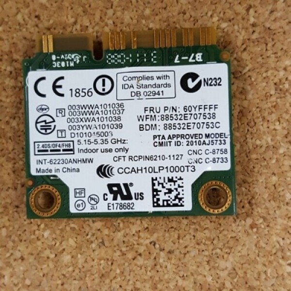 액정도매(LCD도매),무선랜 636672-001 62230ANHMW N 6230 60YFFFF 신품인텔블루투스 PCI-E Card