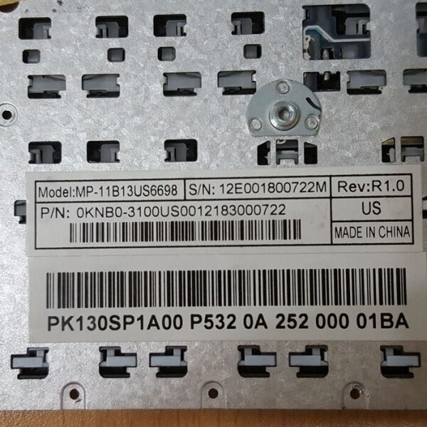 액정도매(LCD도매),고장키보드 아수스 UX31 UX32 한영실버 PK130SP1A06 키캡재활용알쓰기