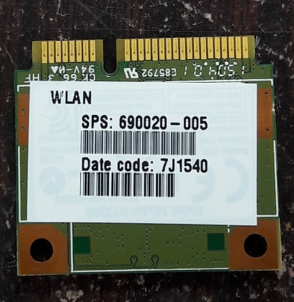 액정도매(LCD도매),무선랜 HP SPS 690020-001 Ralink RT3290LE 802.11b/g/n WiFi Wirelesss