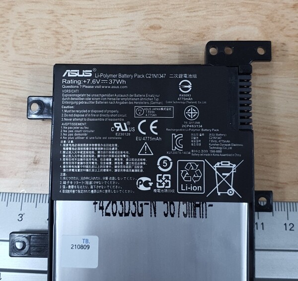 액정도매(LCD도매),배터리 Asus C21N1347 Battery For Asus A555L K555L F555L VM590 R556L Y583L Y583LD FL5500 FL5800 Series