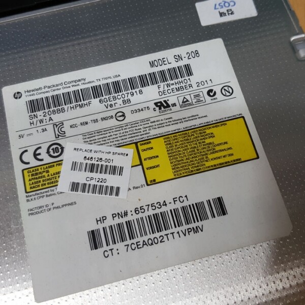 액정도매(LCD도매),DVD멀티 CQ57 SN-208 SATA 646126-001 중고