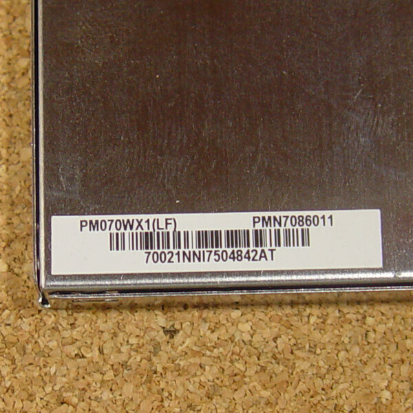 액정도매(LCD도매),PM070WX1(LF) PMN7086011 13-0700064 CCFL LCD(BL-불량)