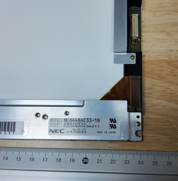 액정도매(LCD도매),NL6448AC33-18 10.41인치 유광 600 X480 RGB CCFL NEC a-si TFT-LCD (신품급)