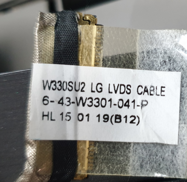 액정도매(LCD도매),LCD케이블 40P 한성 U35S 6-43-W3301-041-N