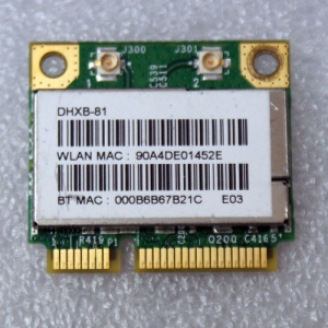 액정도매(LCD도매),무선랜+블루투스 콤보 DHXB-81 BCM94313HMGB,미니 PCI-E 카드 중고