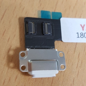 액정도매(LCD도매),파워짹 애플(흰색) A1566 821-2587-A DC power jack USB charging cable socket white connector