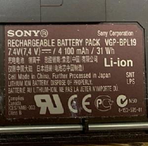 액정도매(LCD도매),배터리 sony VGP-BPL19 VGP-BPS19 battery for SONY Vaio X116 X118 Vpcx117lk